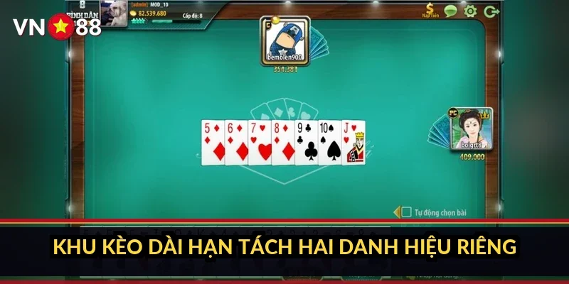 Khu kèo dài hạn tách hai danh hiệu riêng