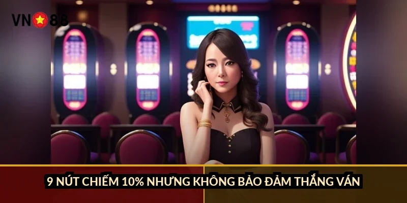 Bài cào ba cây tính điểm VN88: 9 nút chỉ chiếm 10% số tay chia 3 9 nút chiếm 10% nhưng không bảo đảm thắng ván