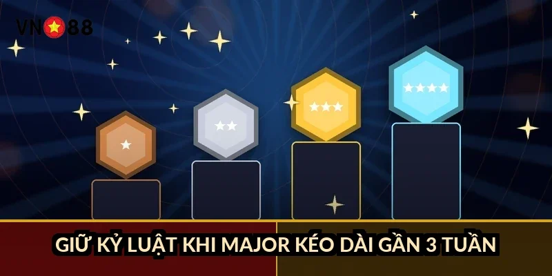 Cá cược CSGO chuyên nghiệp VN88: luật MR12, 7 map và 4 kèo chính 5 Giữ kỷ luật khi Major kéo dài gần 3 tuần